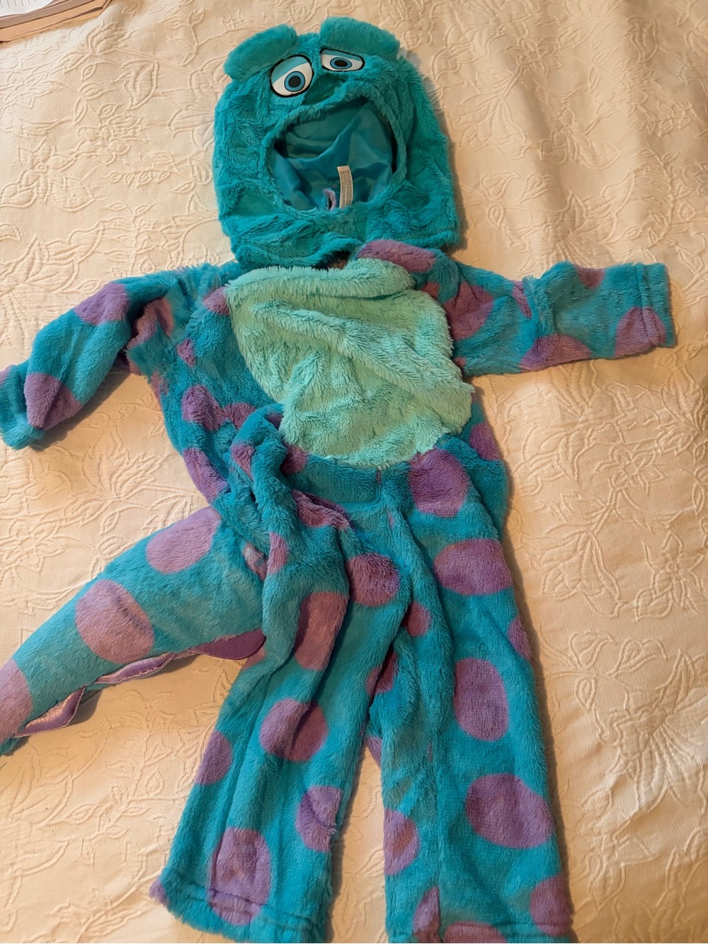 Monsters inc silly toddler 3-4 Halloween plush costume
